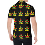 Rasta Flag Pattern Print Men's Shirt