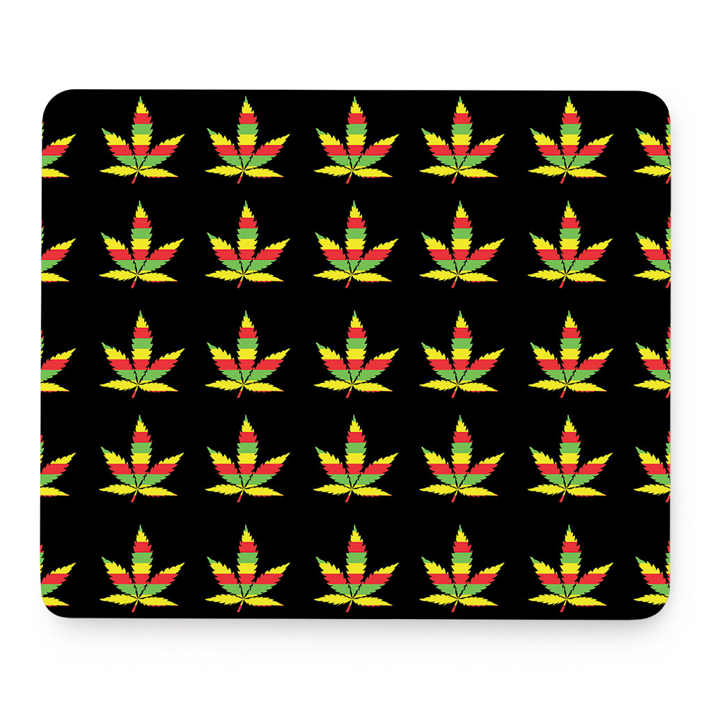 Rasta Flag Pattern Print Mouse Pad