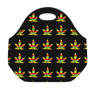 Rasta Flag Pattern Print Neoprene Lunch Bag