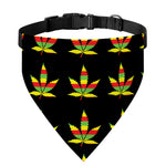 Rasta Flag Pattern Print Over The Collar Dog Bandana