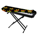 Rasta Flag Pattern Print Piano Keyboard Cover