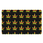 Rasta Flag Pattern Print Polyester Doormat