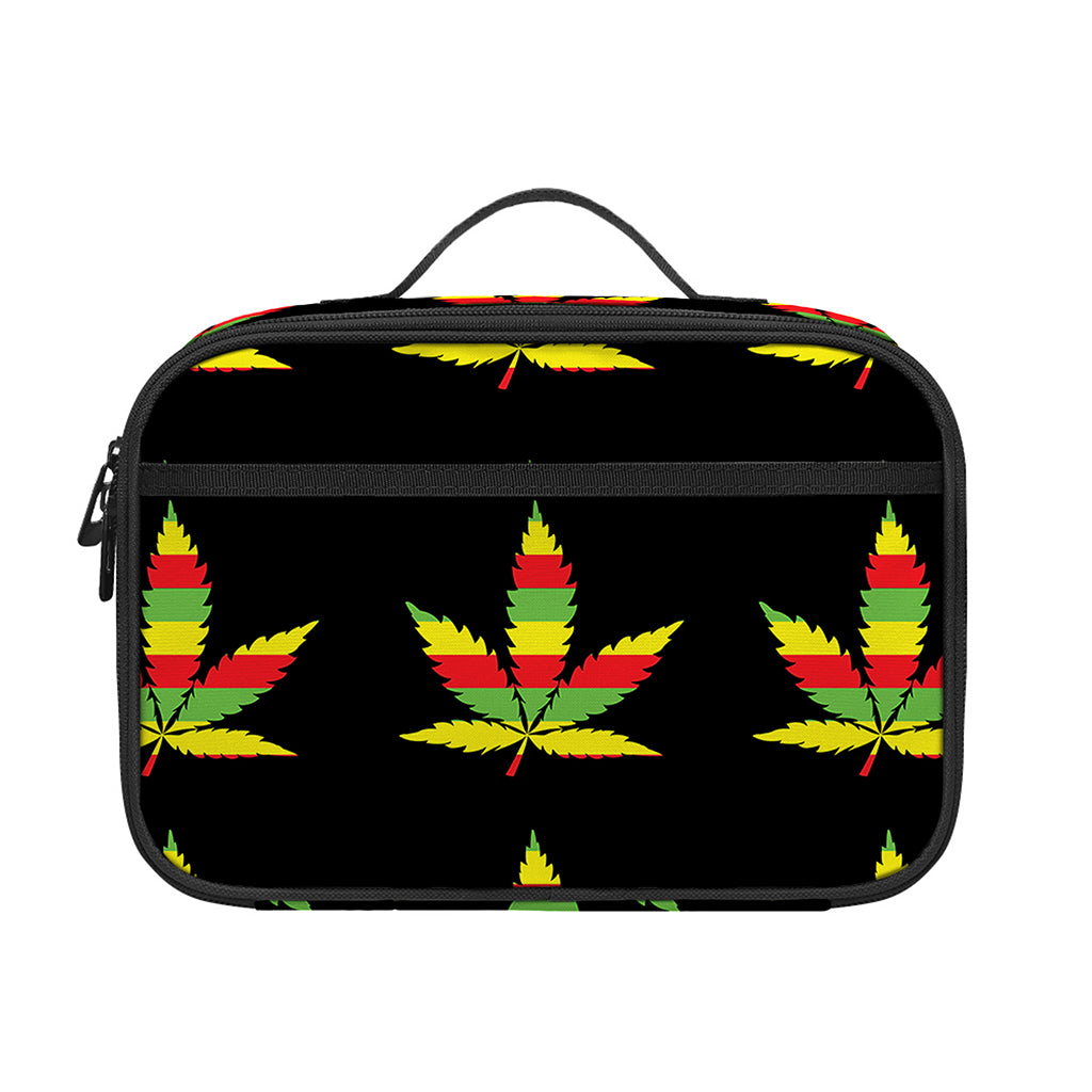 Rasta Flag Pattern Print Portable Lunch Bag