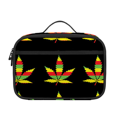Rasta Flag Pattern Print Portable Lunch Bag