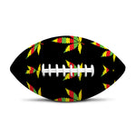 Rasta Flag Pattern Print Rugby Ball