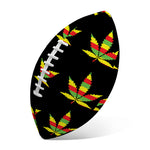 Rasta Flag Pattern Print Rugby Ball