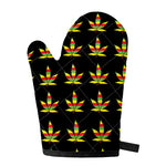 Rasta Flag Pattern Print Single Oven Mitt