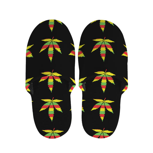 Rasta Flag Pattern Print Slippers