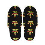 Rasta Flag Pattern Print Slippers