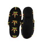 Rasta Flag Pattern Print Slippers