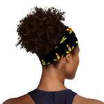 Rasta Flag Pattern Print Sports Headband