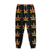 Rasta Flag Pattern Print Sweatpants