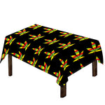 Rasta Flag Pattern Print Tablecloth