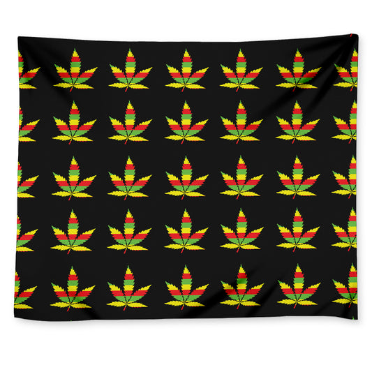 Rasta Flag Pattern Print Tapestry