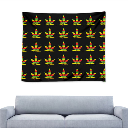 Rasta Flag Pattern Print Tapestry