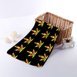 Rasta Flag Pattern Print Towel