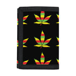 Rasta Flag Pattern Print Trifold Wallet