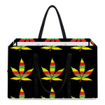 Rasta Flag Pattern Print Utility Tote Bag