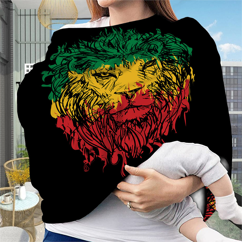 Rasta Lion Print Baby Seat Cover