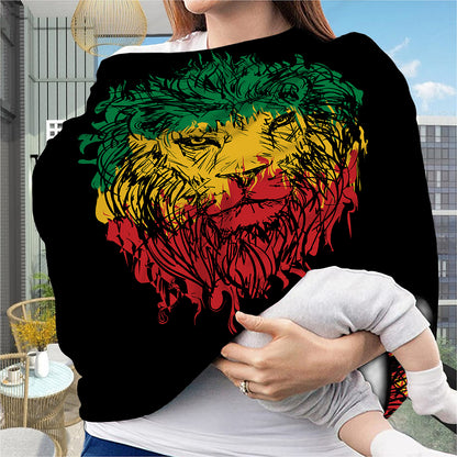 Rasta Lion Print Baby Seat Cover