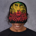 Rasta Lion Print Baseball Cap