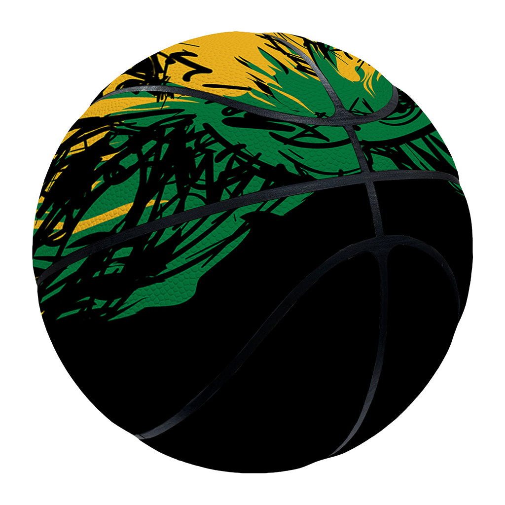Rasta Lion Print Basketball