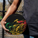 Rasta Lion Print Basketball