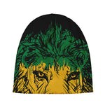 Rasta Lion Print Beanie