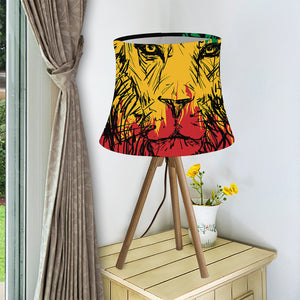 Rasta Lion Print Bell Lamp Shade