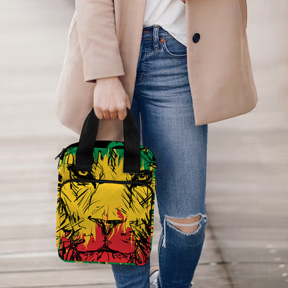 Rasta Lion Print Bible Tote Bag