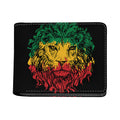 Rasta Lion Print Bifold Wallet