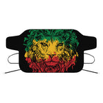 Rasta Lion Print Car Windshield Snow Cover