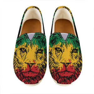 Rasta Lion Print Casual Shoes