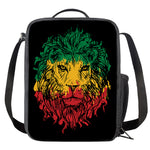 Rasta Lion Print Crossbody Lunch Bag
