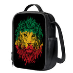 Rasta Lion Print Crossbody Lunch Bag