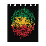 Rasta Lion Print Curtain