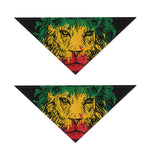 Rasta Lion Print Dog Bandana