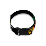 Rasta Lion Print Dog Collar
