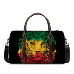 Rasta Lion Print Duffle Bag