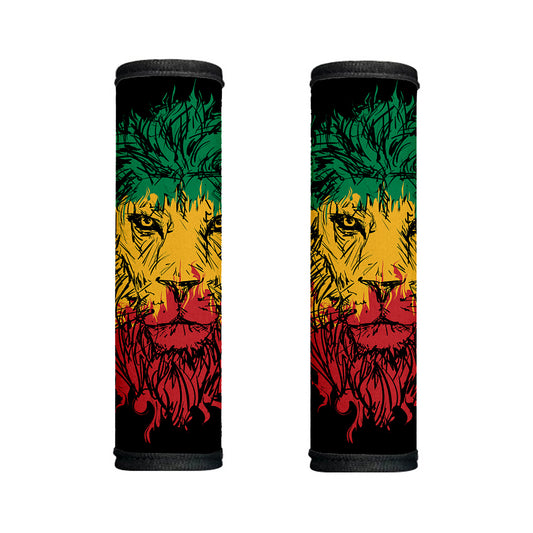 Rasta Lion Print Handle Covers