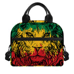 Rasta Lion Print Insulated Lunch Bag
