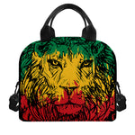 Rasta Lion Print Insulated Lunch Bag