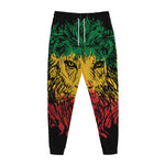 Rasta Lion Print Jogger Pants