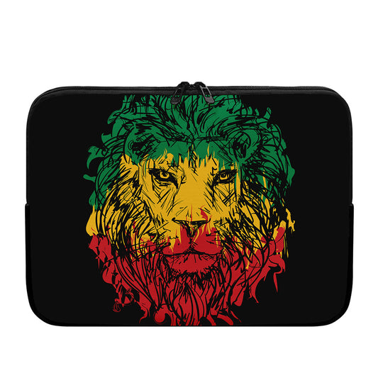 Rasta Lion Print Laptop Sleeve