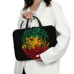Rasta Lion Print Laptop Sleeve With Handle