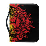 Rasta Lion Print Leather Bible Cover