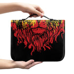 Rasta Lion Print Leather Bible Cover