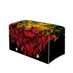 Rasta Lion Print Leather Tissue Box Cover