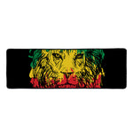 Rasta Lion Print Long Kitchen Mat