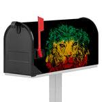 Rasta Lion Print Mailbox Cover